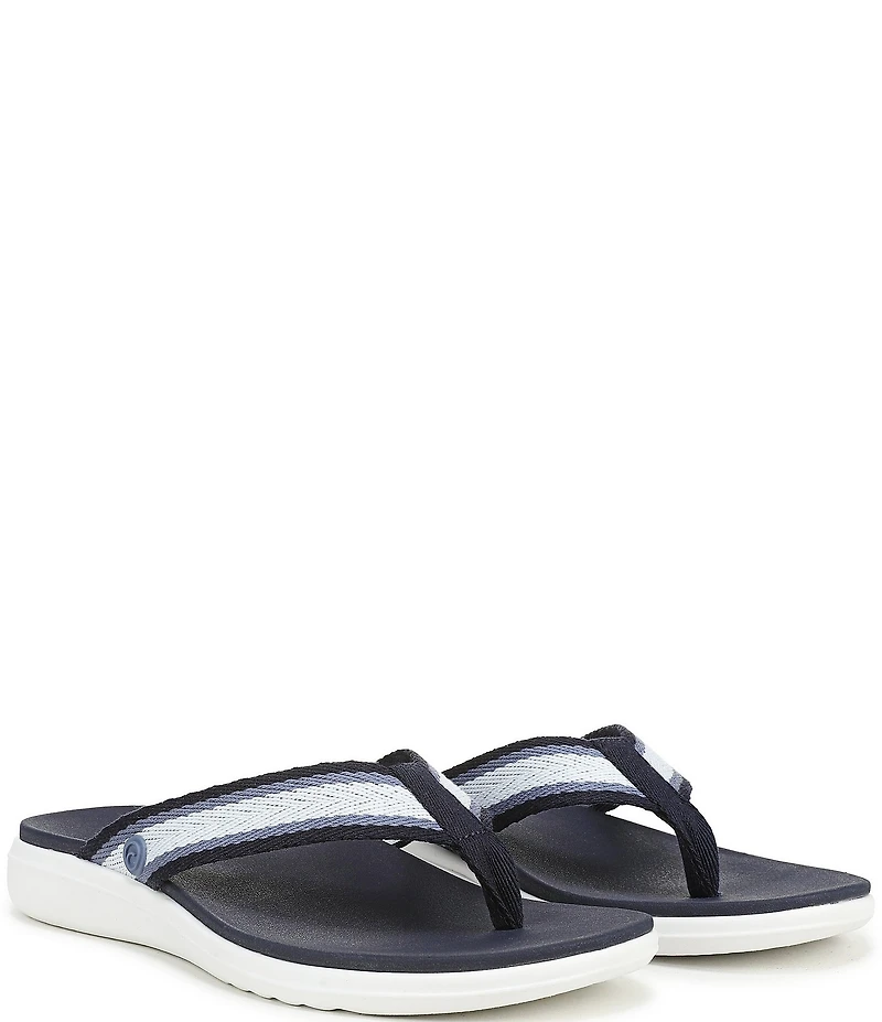 Vionic Indigo Nylon Thong Sandals