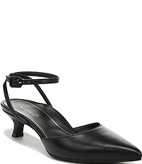 Vionic Jacynda Leather Ankle Strap Dress Pumps