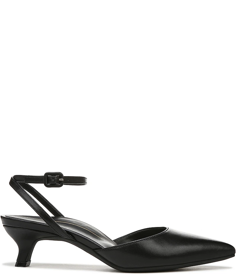 Vionic Jacynda Leather Ankle Strap Dress Pumps