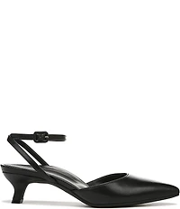 Vionic Jacynda Leather Ankle Strap Dress Pumps