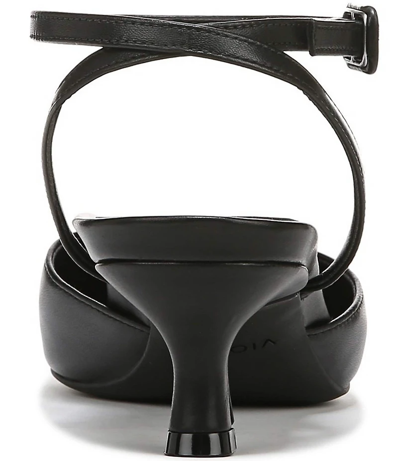 Vionic Jacynda Leather Ankle Strap Dress Pumps