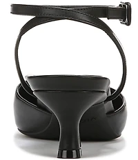 Vionic Jacynda Leather Ankle Strap Dress Pumps