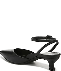 Vionic Jacynda Leather Ankle Strap Dress Pumps