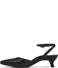 Vionic Jacynda Leather Ankle Strap Dress Pumps