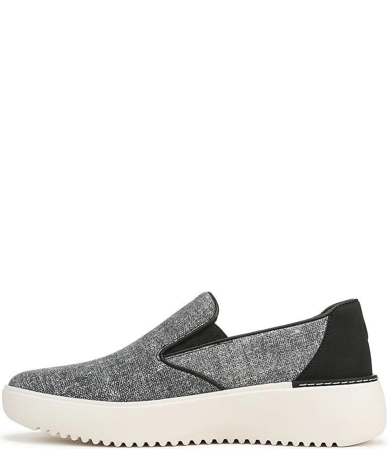 Vionic Kearny 2.0 Heathered Platform Wedge Slip On Sneakers