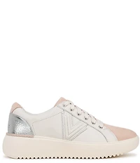 Vionic Kearny II Leather and Suede Platform Sneakers