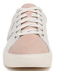 Vionic Kearny II Leather and Suede Platform Sneakers