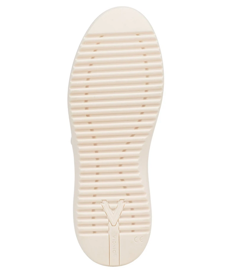 Vionic Kearny II Leather and Suede Platform Sneakers