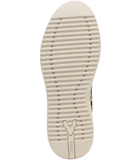 Vionic Kearny II Lace Up Leopard Print Suede Platform Sneakers