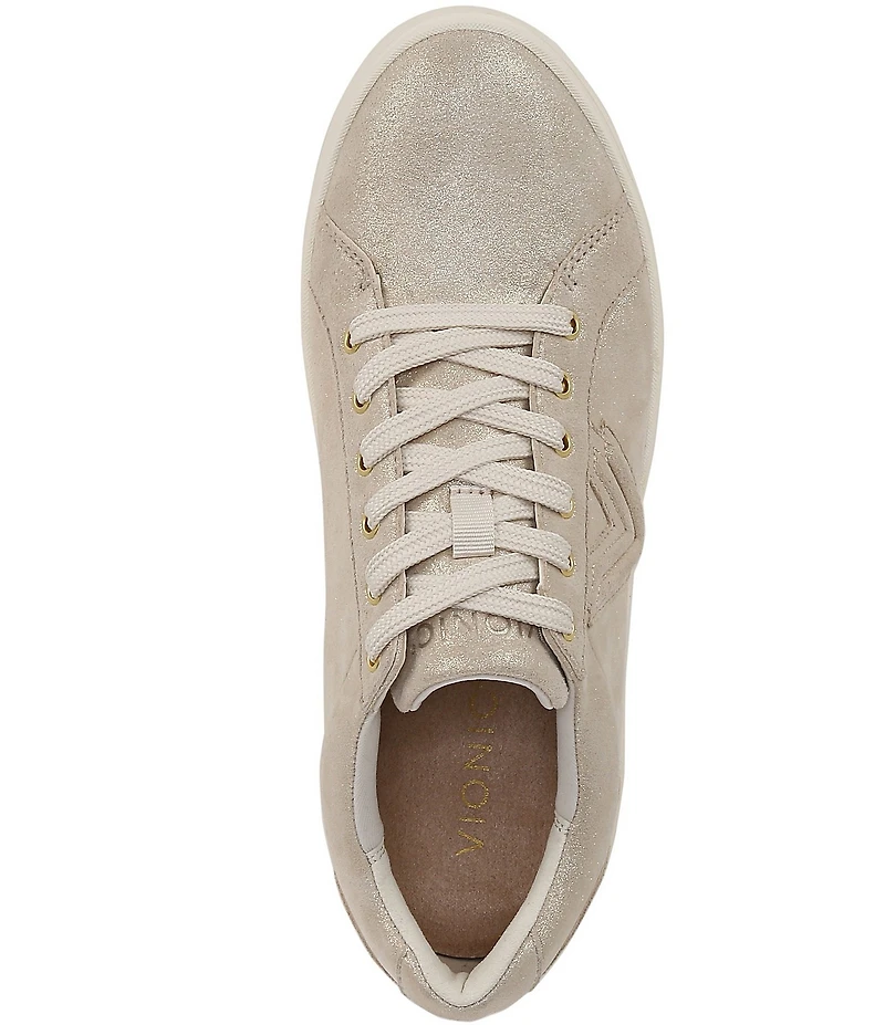 Vionic Kearny Leather Platform Lace Up Sneakers