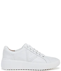 Vionic Kearny Leather Platform Lace Up Sneakers