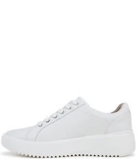 Vionic Kearny Leather Platform Lace Up Sneakers