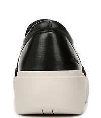 Vionic Kearny Leather Slip On Platform Sneakers