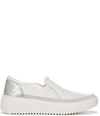 Vionic Kearny Leather Slip On Platform Sneakers