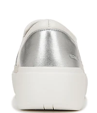 Vionic Kearny Leather Slip On Platform Sneakers