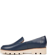 Vionic Kensley Leather Slip-On Lug Sole Platform Loafers