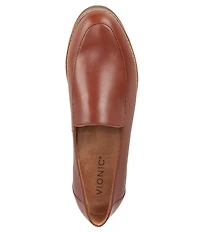 Vionic Kensley Leather Slip-On Lug Sole Platform Loafers