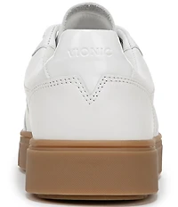 Vionic Kimmie Court Leather Logo Detail Gum Sole Sneakers