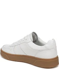 Vionic Kimmie Court Leather Logo Detail Gum Sole Sneakers