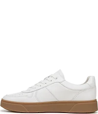 Vionic Kimmie Court Leather Logo Detail Gum Sole Sneakers