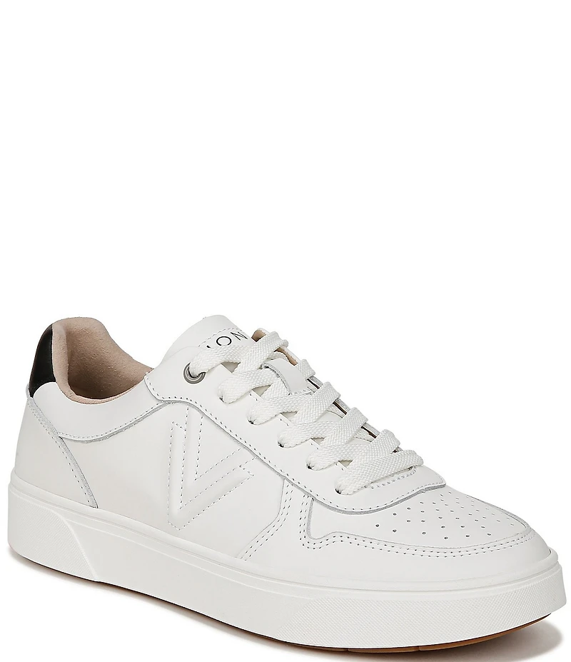 Vionic Kimmie Court Leather Logo Detail Sneakers