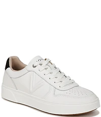 Vionic Kimmie Court Leather Logo Detail Sneakers