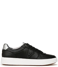 Vionic Kimmie Court Leather Logo Detail Sneakers