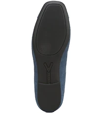 Vionic Klara Bow Detail Crocodile Pattern Suede Ballet Flats