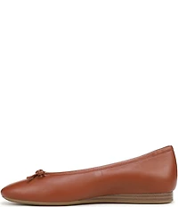 Vionic Larissa Leather Bow Detail Ballet Flats