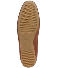 Vionic Larissa Leather Bow Detail Ballet Flats