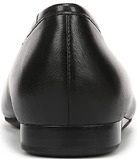 Vionic Larissa Leather Bow Detail Ballet Flats
