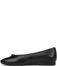 Vionic Larissa Leather Bow Detail Ballet Flats