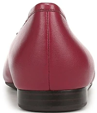 Vionic Larissa Leather Bow Detail Ballet Flats
