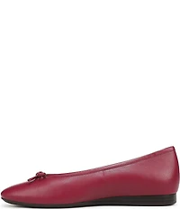 Vionic Larissa Leather Bow Detail Ballet Flats