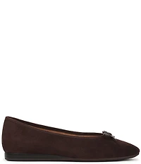 Vionic Larissa Suede Bow Detail Ballet Flats