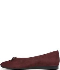 Vionic Larissa Suede Bow Detail Ballet Flats