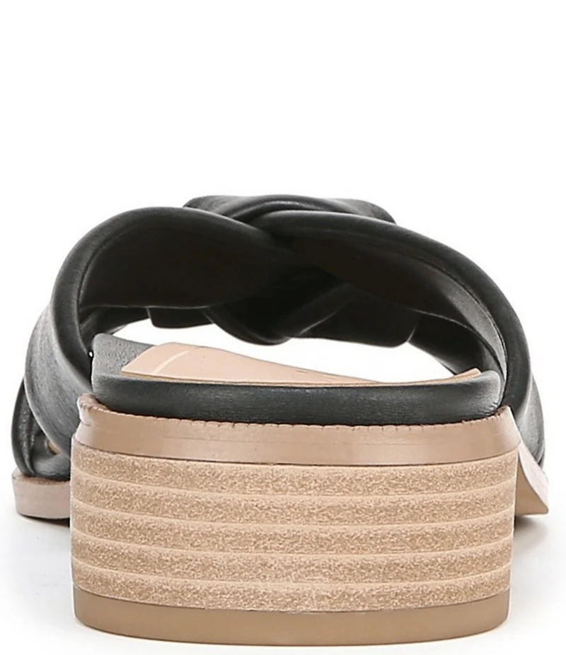 Vionic Mabel Leather Slide Sandals