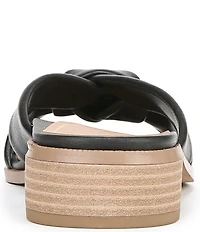 Vionic Mabel Leather Slide Sandals