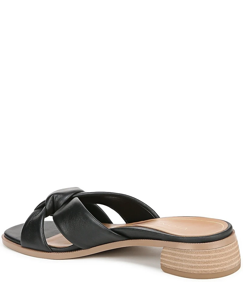 Vionic Mabel Leather Slide Sandals
