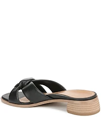 Vionic Mabel Leather Slide Sandals