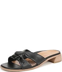 Vionic Mabel Leather Slide Sandals