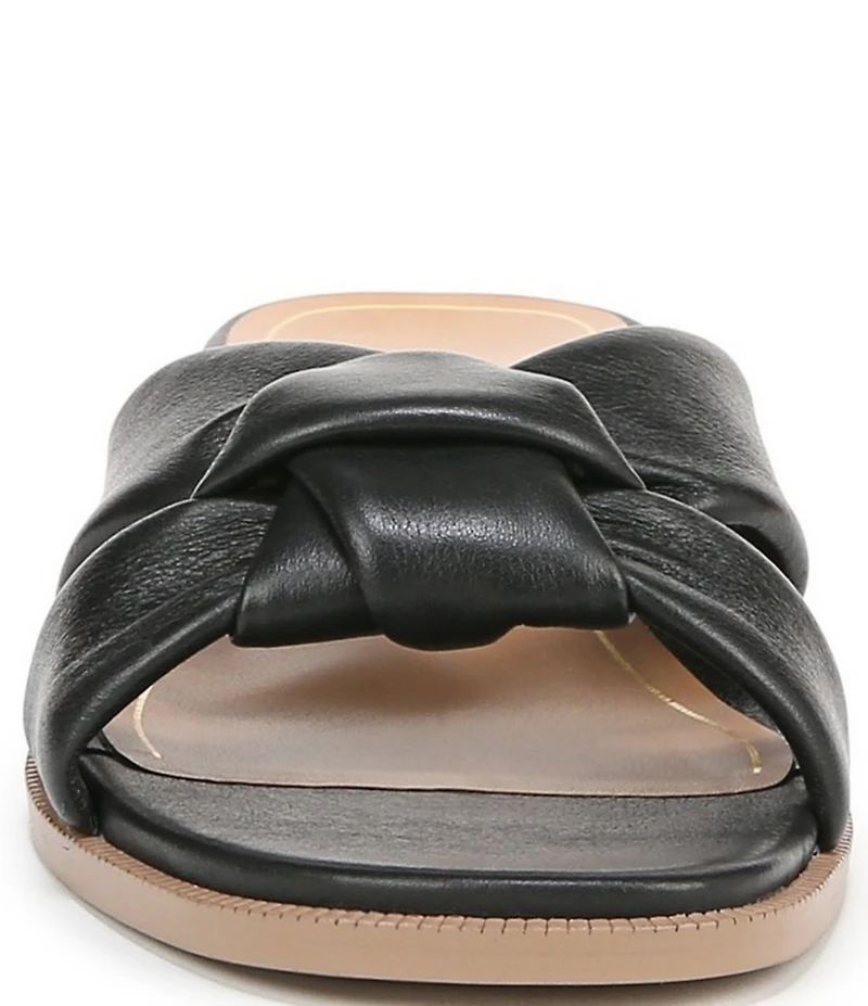 Vionic Mabel Leather Slide Sandals