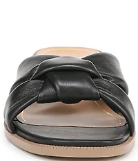 Vionic Mabel Leather Slide Sandals