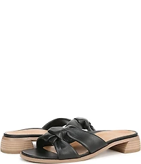 Vionic Mabel Leather Slide Sandals