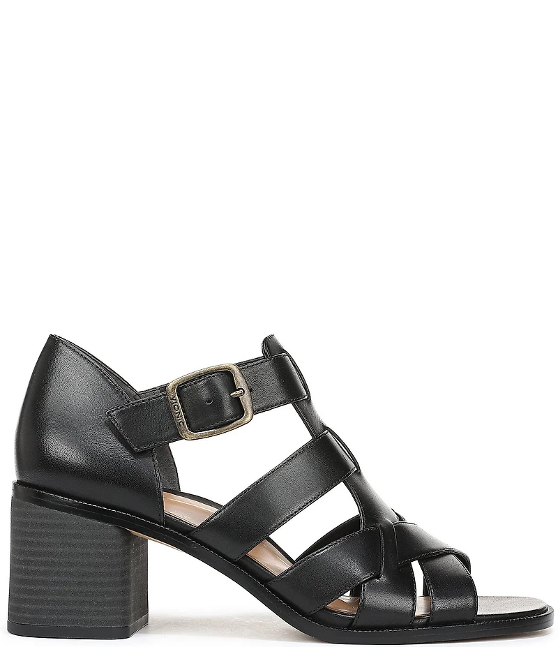 Vionic Marcella Leather Strappy Dress Sandals