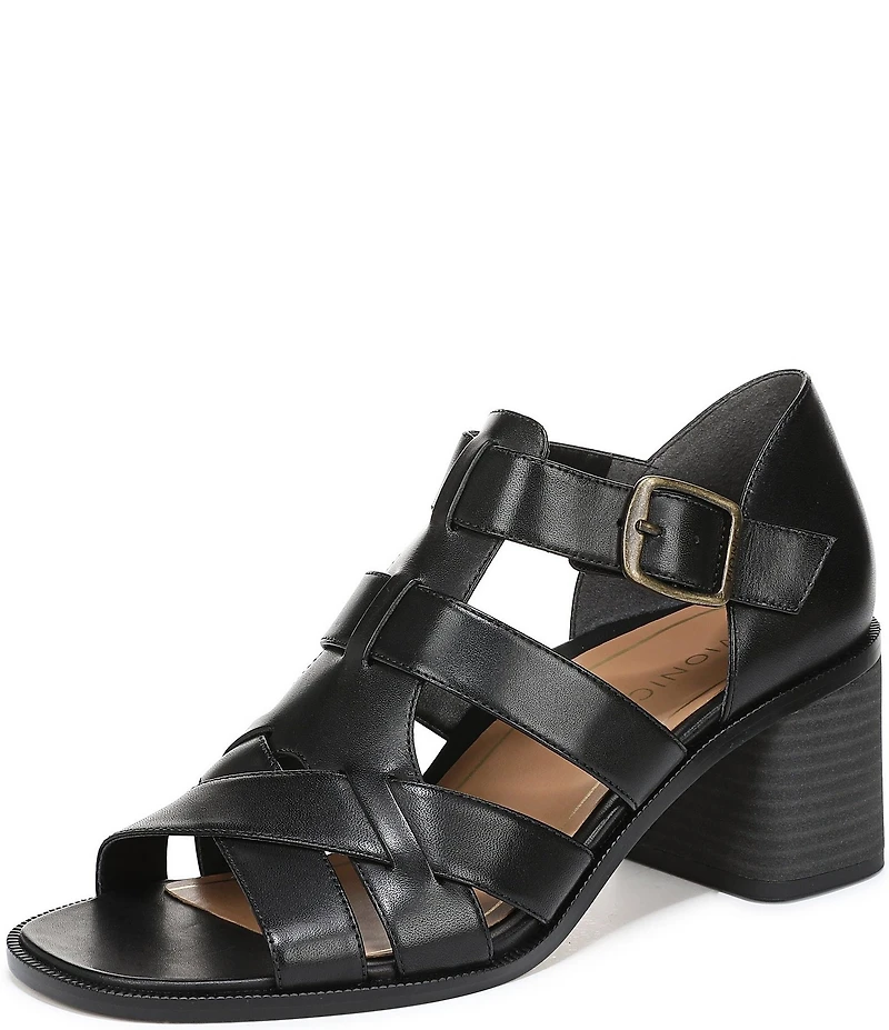 Vionic Marcella Leather Strappy Dress Sandals