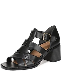 Vionic Marcella Leather Strappy Dress Sandals