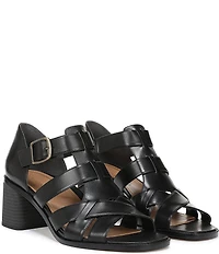 Vionic Marcella Leather Strappy Dress Sandals