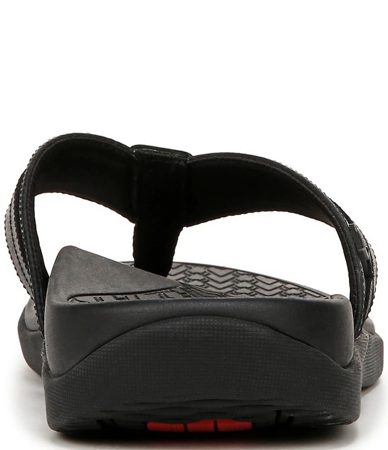 Vionic Men's Tide II Leather Toe Post Sandals