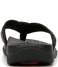 Vionic Men's Tide II Leather Toe Post Sandals